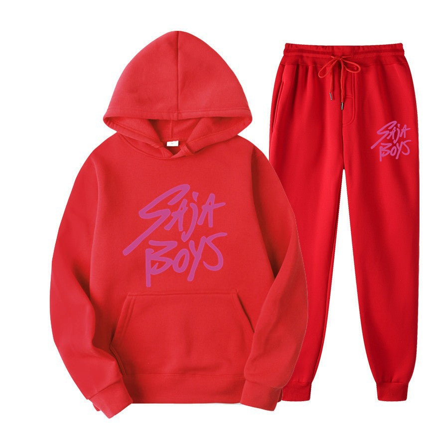 Fleece Hooded Sweatshirt & Jogger Set