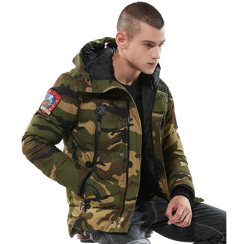 Camouflage Cotton Parka