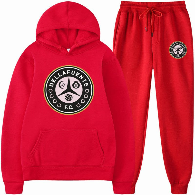 Loose Casual Hoodie & Pants Set
