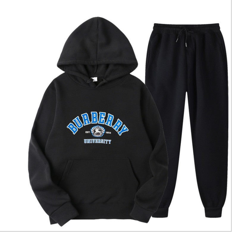 Hooded Sweatshirt and Sweatpants Set