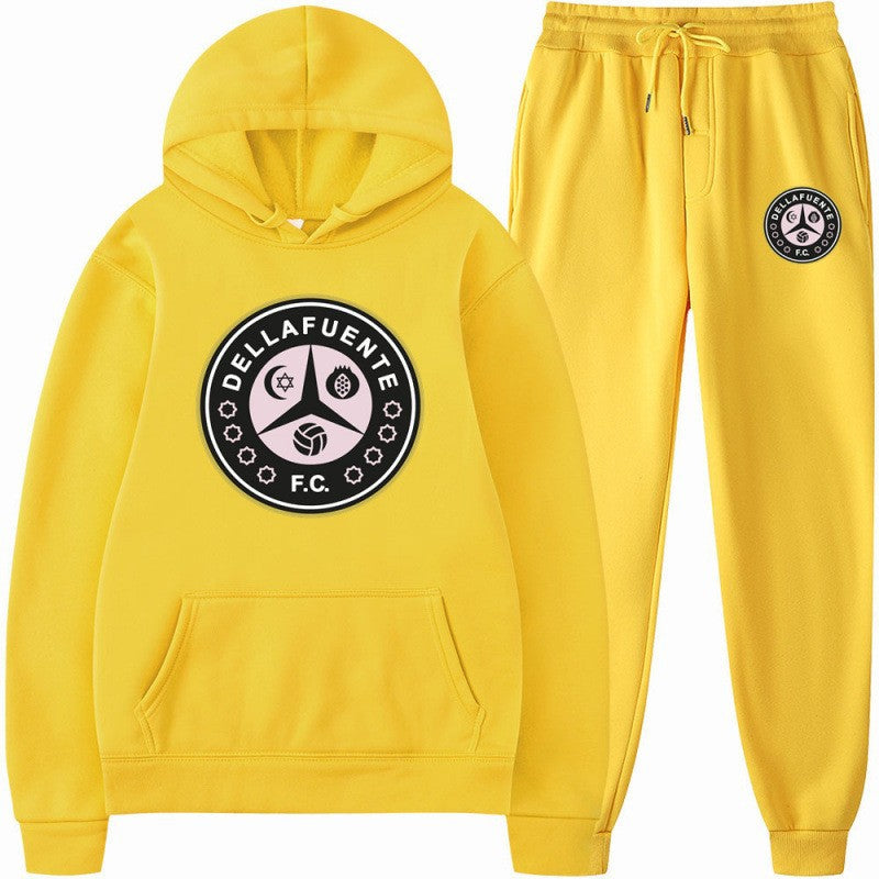 Loose Casual Hoodie & Pants Set