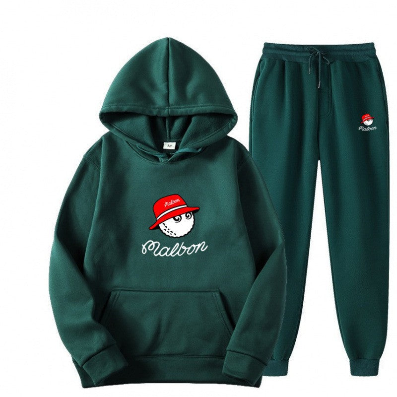 Golf Casual Hoodie & Pants Outfit Set