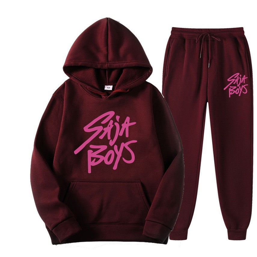 Fleece Hooded Sweatshirt & Jogger Set