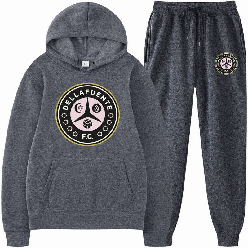 Loose Casual Hoodie & Pants Set
