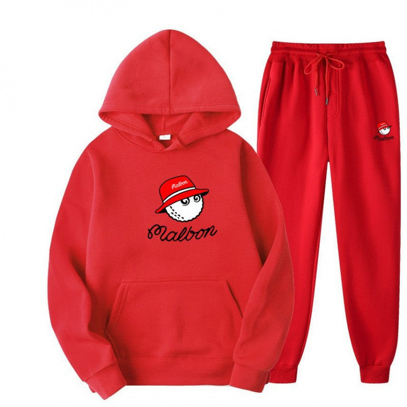 Golf Casual Hoodie & Pants Outfit Set