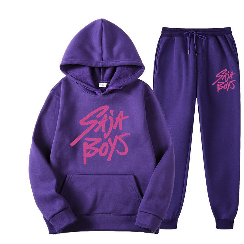 Fleece Hooded Sweatshirt & Jogger Set