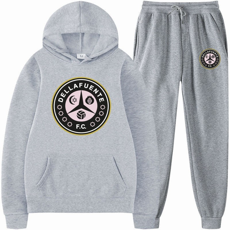 Loose Casual Hoodie & Pants Set