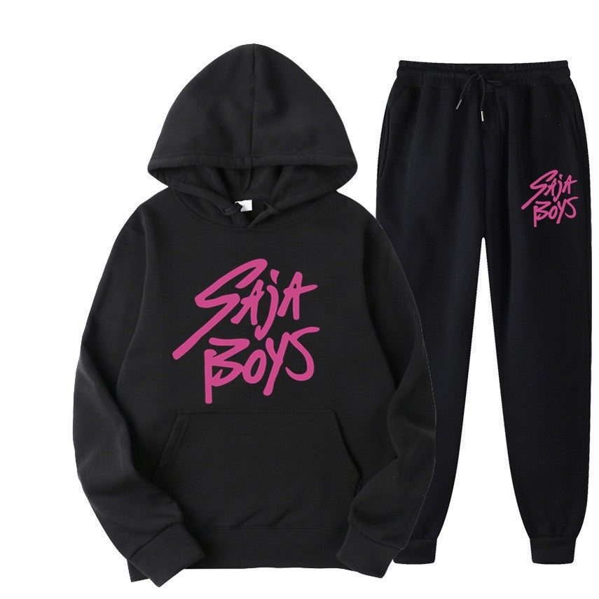Fleece Hooded Sweatshirt & Jogger Set