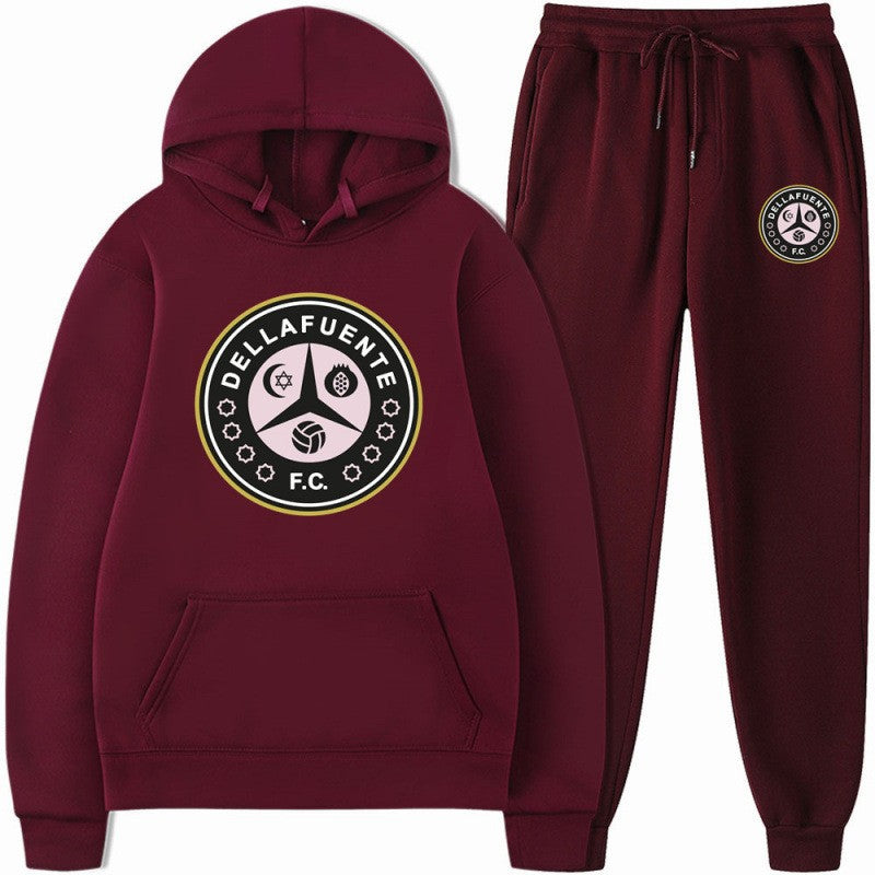 Loose Casual Hoodie & Pants Set