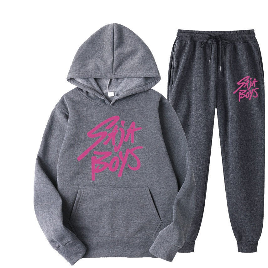 Fleece Hooded Sweatshirt & Jogger Set