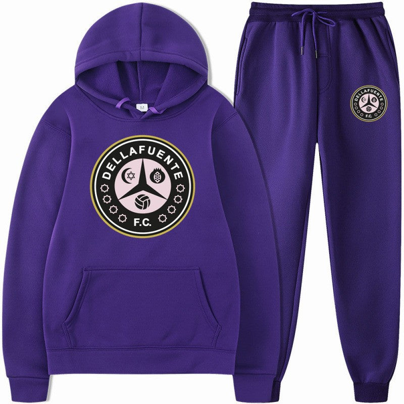 Loose Casual Hoodie & Pants Set