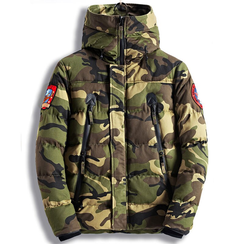 Camouflage Cotton Parka