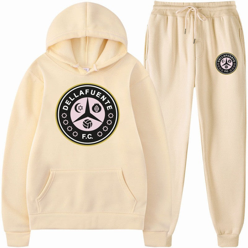 Loose Casual Hoodie & Pants Set