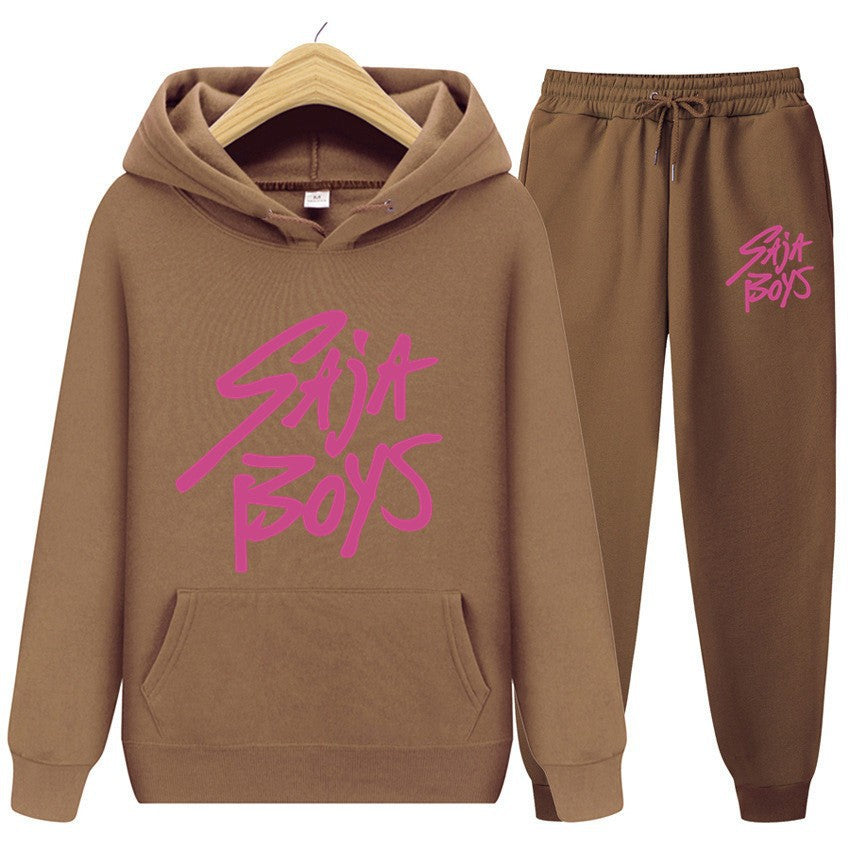 Fleece Hooded Sweatshirt & Jogger Set