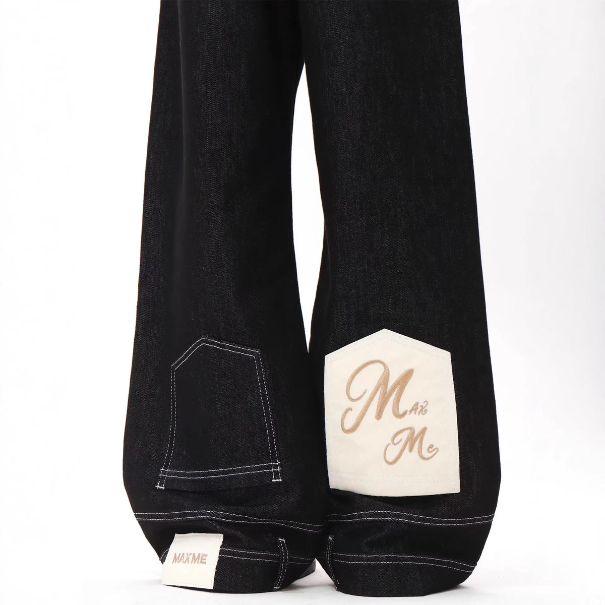 Vintage Wide Leg Straight Jeans