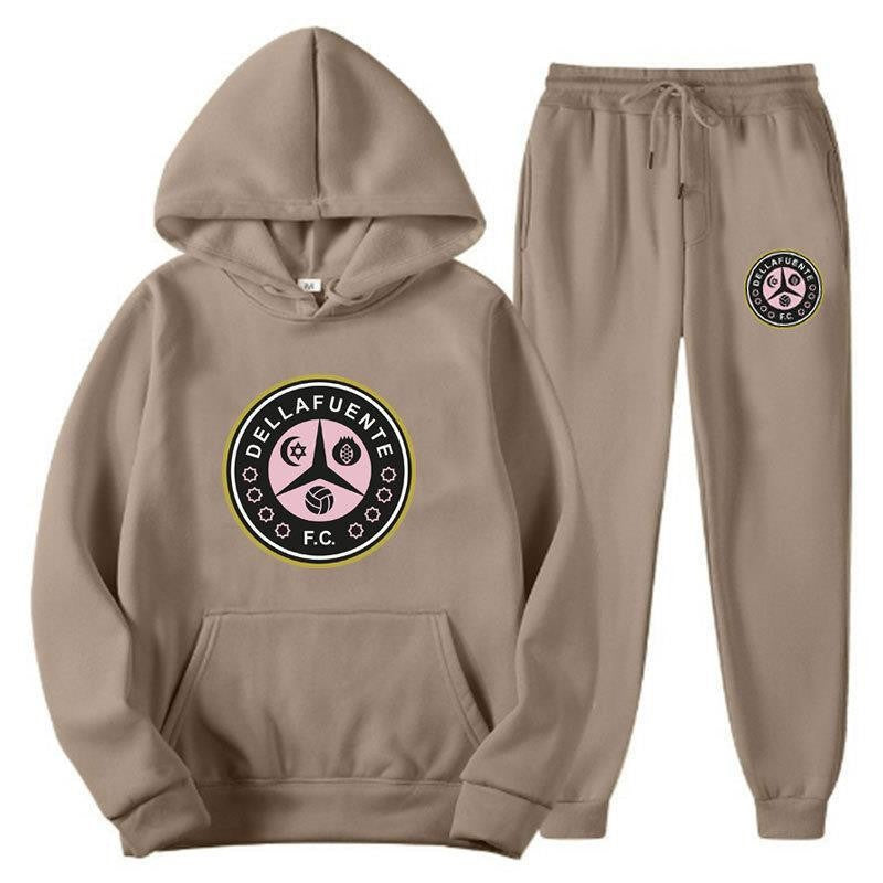Loose Casual Hoodie & Pants Set