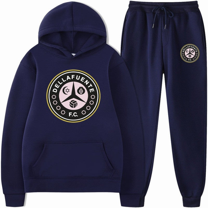Loose Casual Hoodie & Pants Set