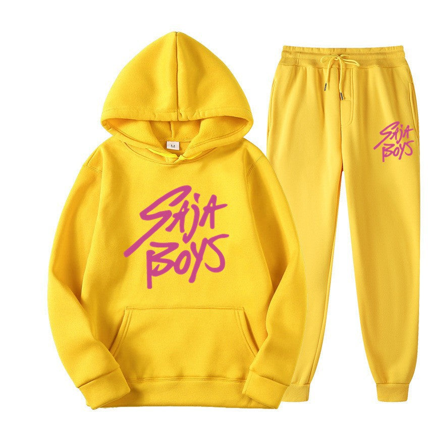 Fleece Hooded Sweatshirt & Jogger Set