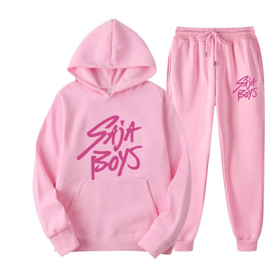 Fleece Hooded Sweatshirt & Jogger Set