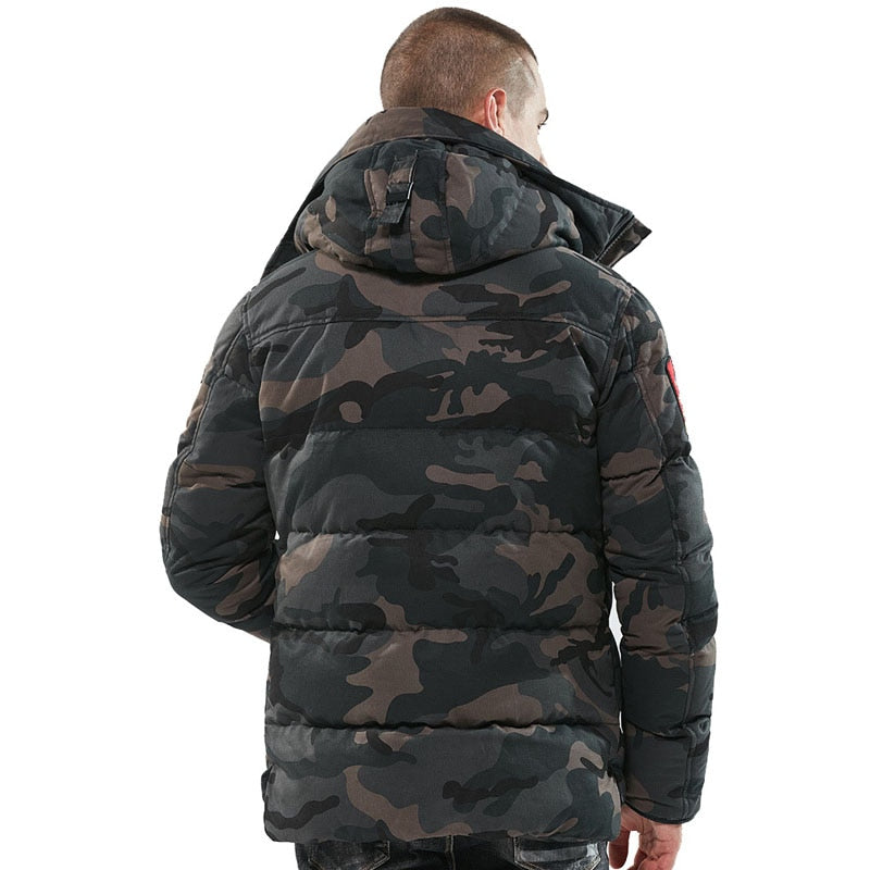Camouflage Cotton Parka