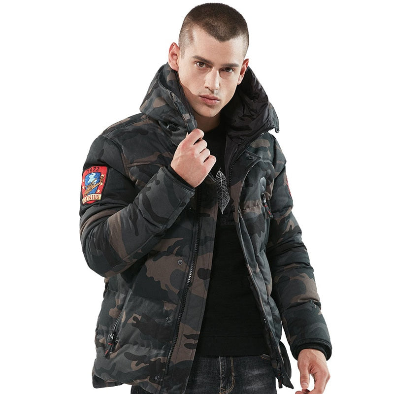 Camouflage Cotton Parka