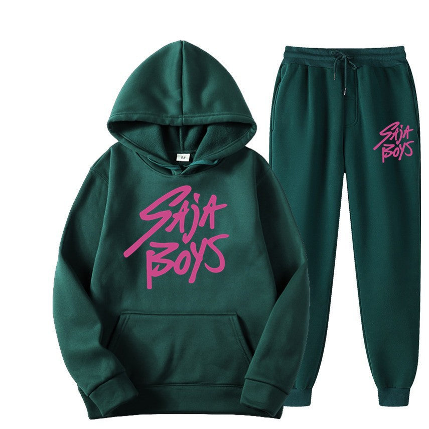 Fleece Hooded Sweatshirt & Jogger Set