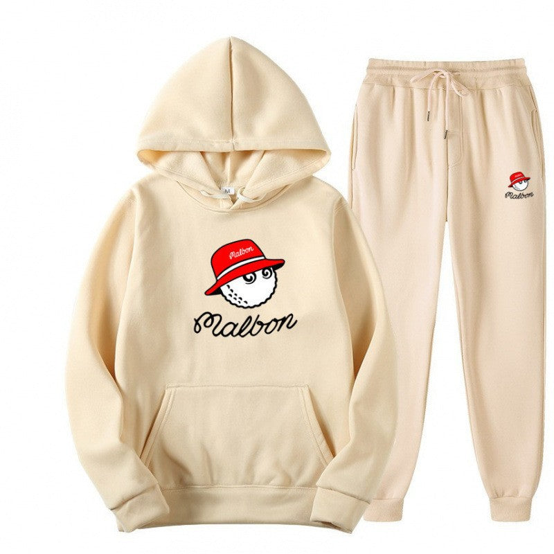 Golf Casual Hoodie & Pants Outfit Set