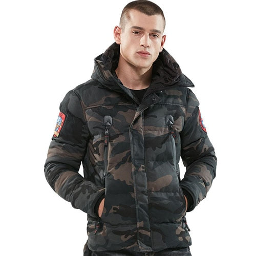 Camouflage Cotton Parka