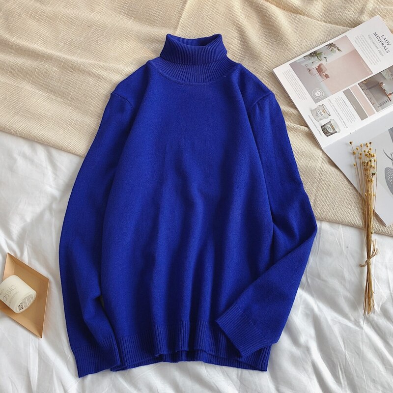 Classic Turtleneck Knit Jumper