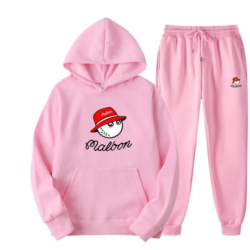 Golf Casual Hoodie & Pants Outfit Set