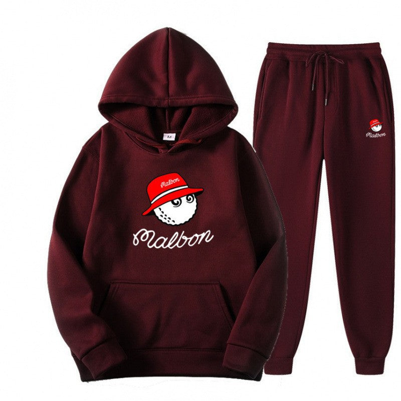 Golf Casual Hoodie & Pants Outfit Set