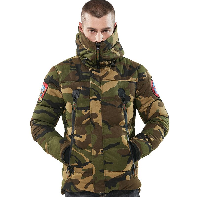 Camouflage Cotton Parka