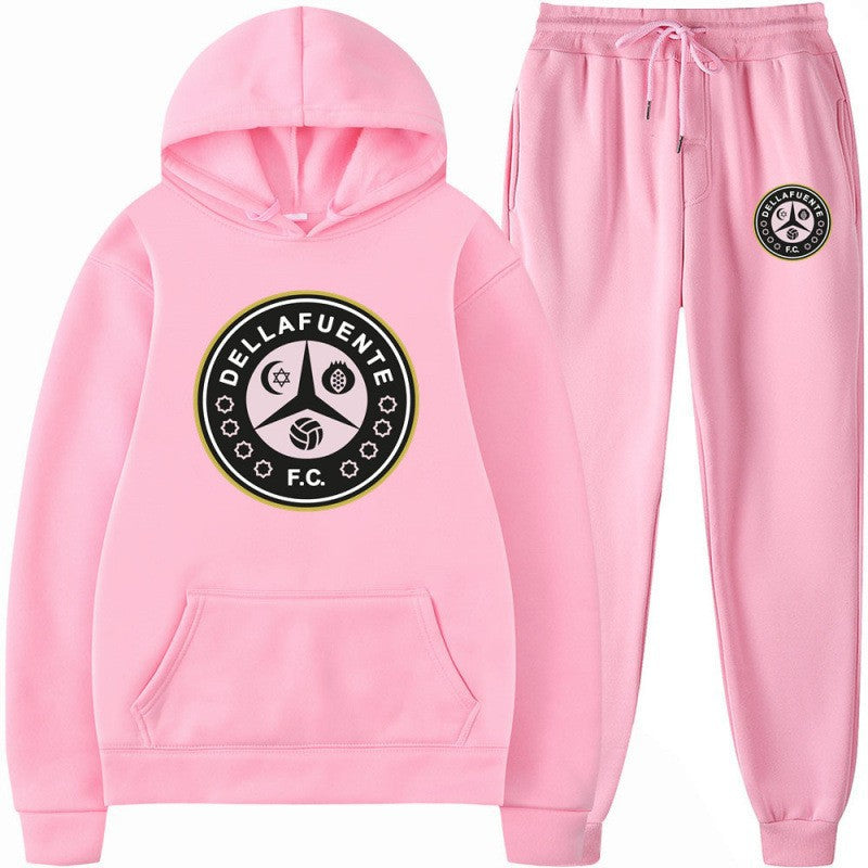 Loose Casual Hoodie & Pants Set