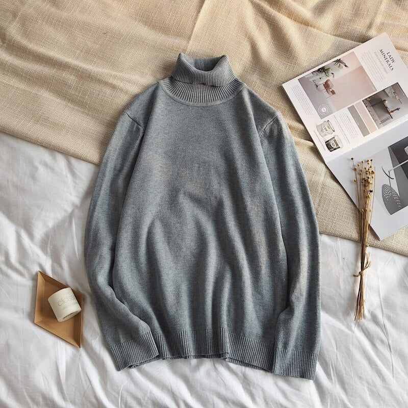Classic Turtleneck Knit Jumper