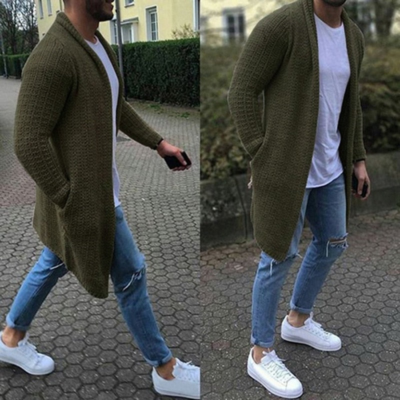 Thick Knit Wool Cardigan