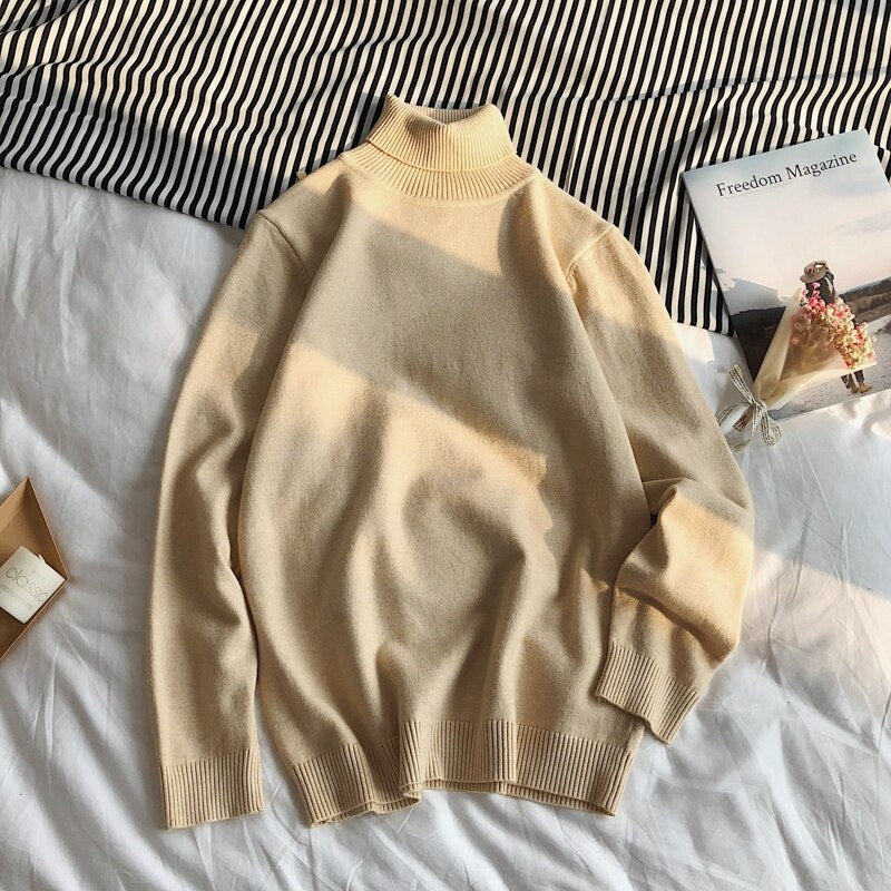 Classic Turtleneck Knit Jumper
