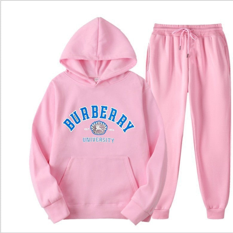 Hooded Sweatshirt and Sweatpants Set