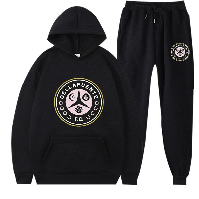 Loose Casual Hoodie & Pants Set