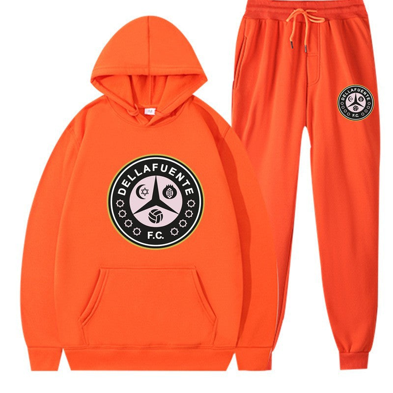 Loose Casual Hoodie & Pants Set