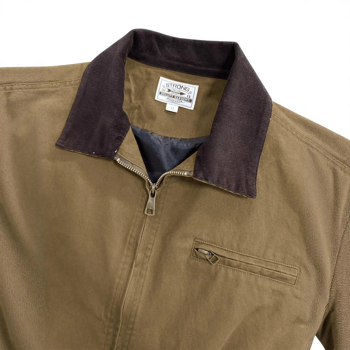 Washed Detroit Workwear Zip Jacket