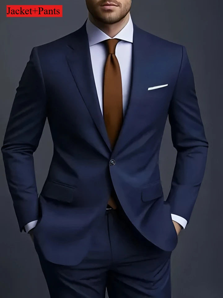 Slim Fit Black Tuxedo Suit Set