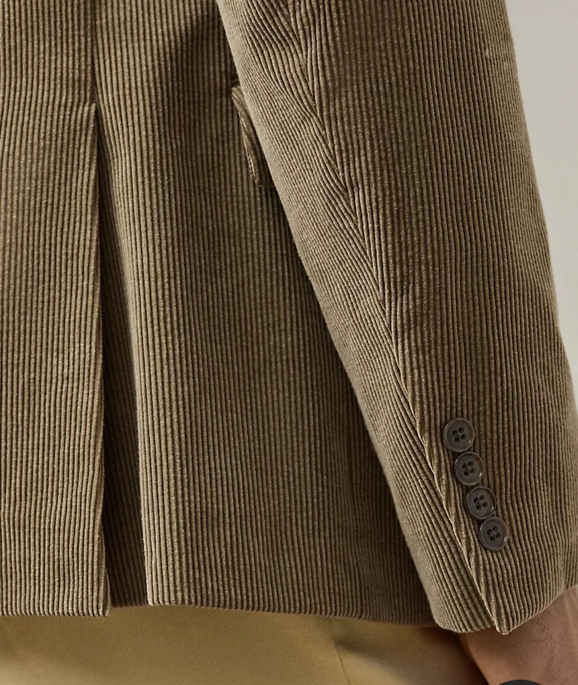 Vintage Corduroy Tailored Blazer