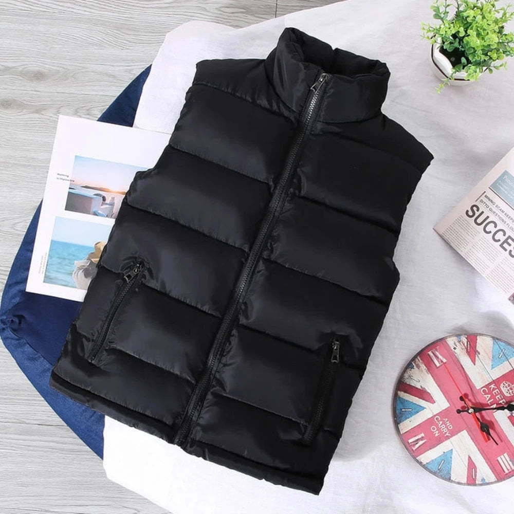 Sleeveless Quilted Puffer Gilet