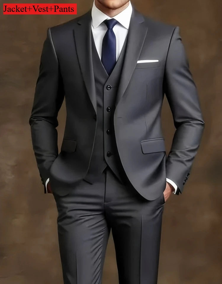 Slim Fit Black Tuxedo Suit Set