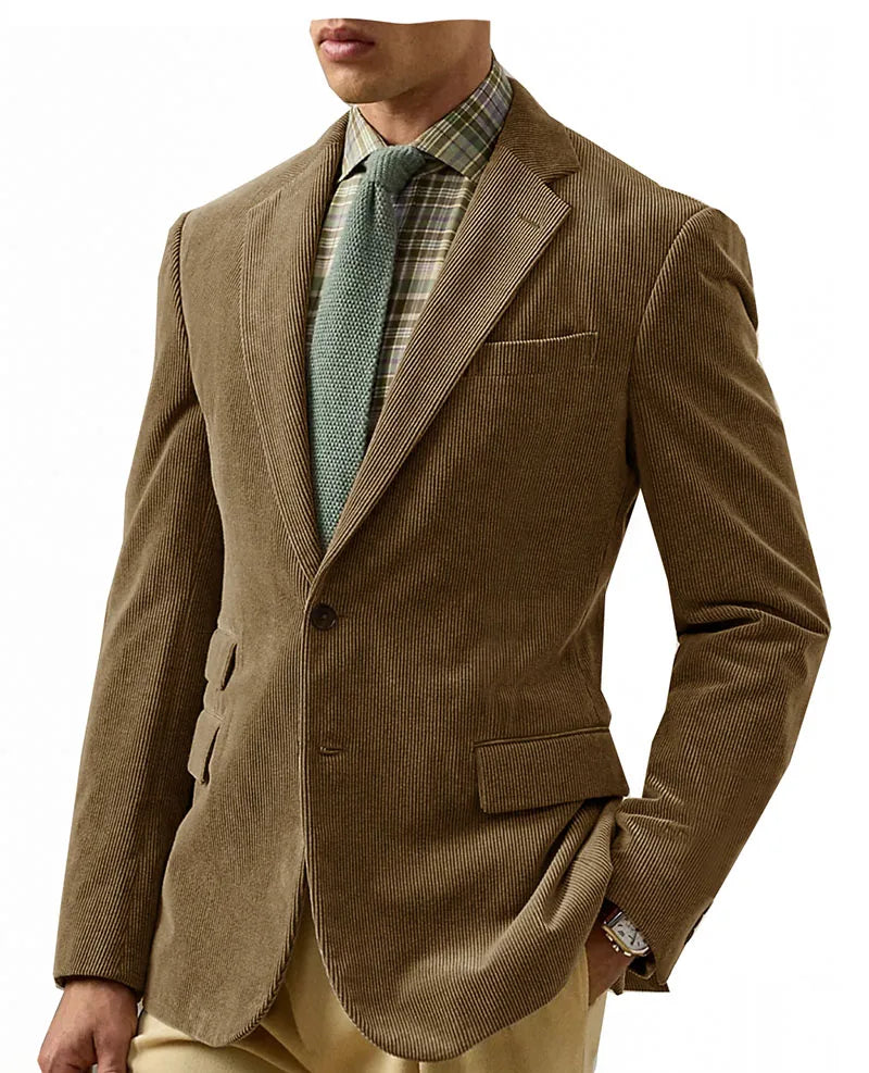 Vintage Corduroy Tailored Blazer
