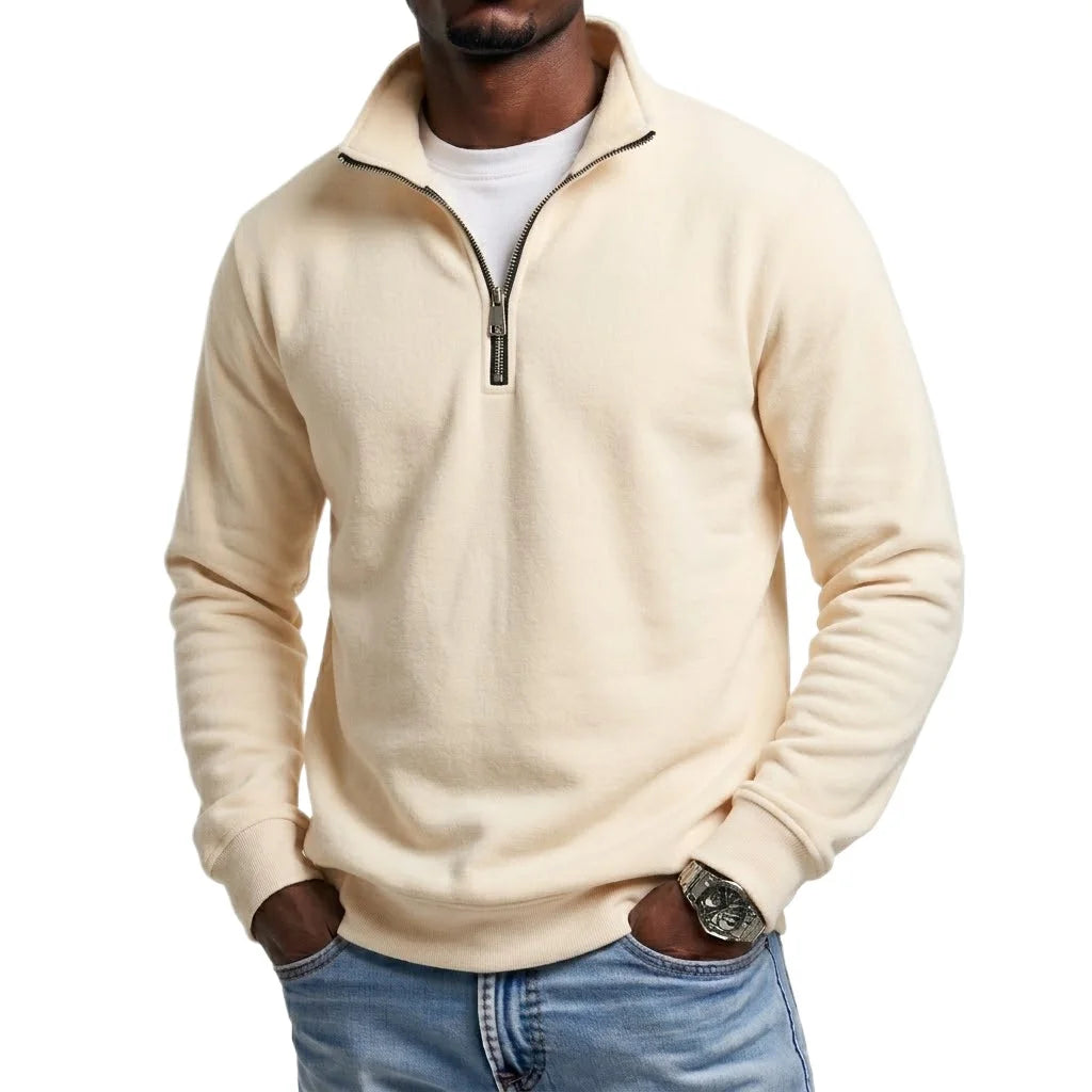 Quarter-Zip Pullover Sweatshirt