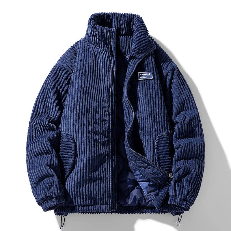 Corduroy Hooded Down Cotton Parka
