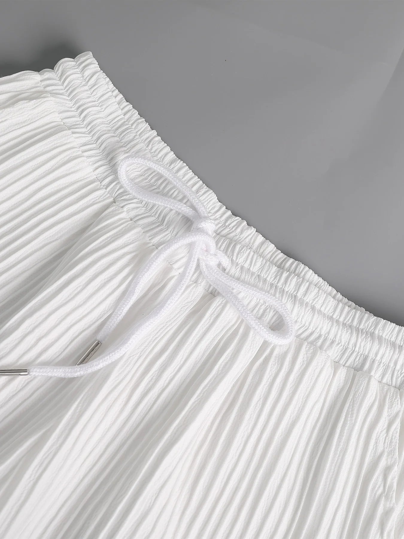 Textured Henley Shirt & Drawstring Pants Set