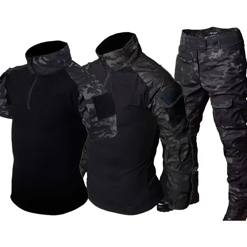 Tactical Combat Camo Training Suit Set