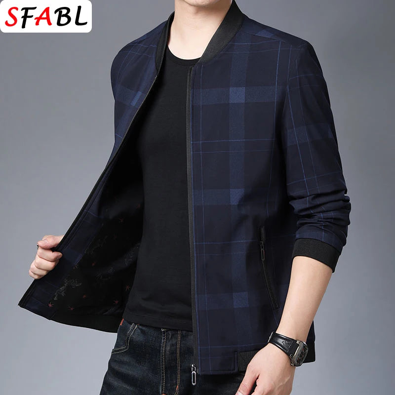 Classic Lapel Casual Zip Jacket